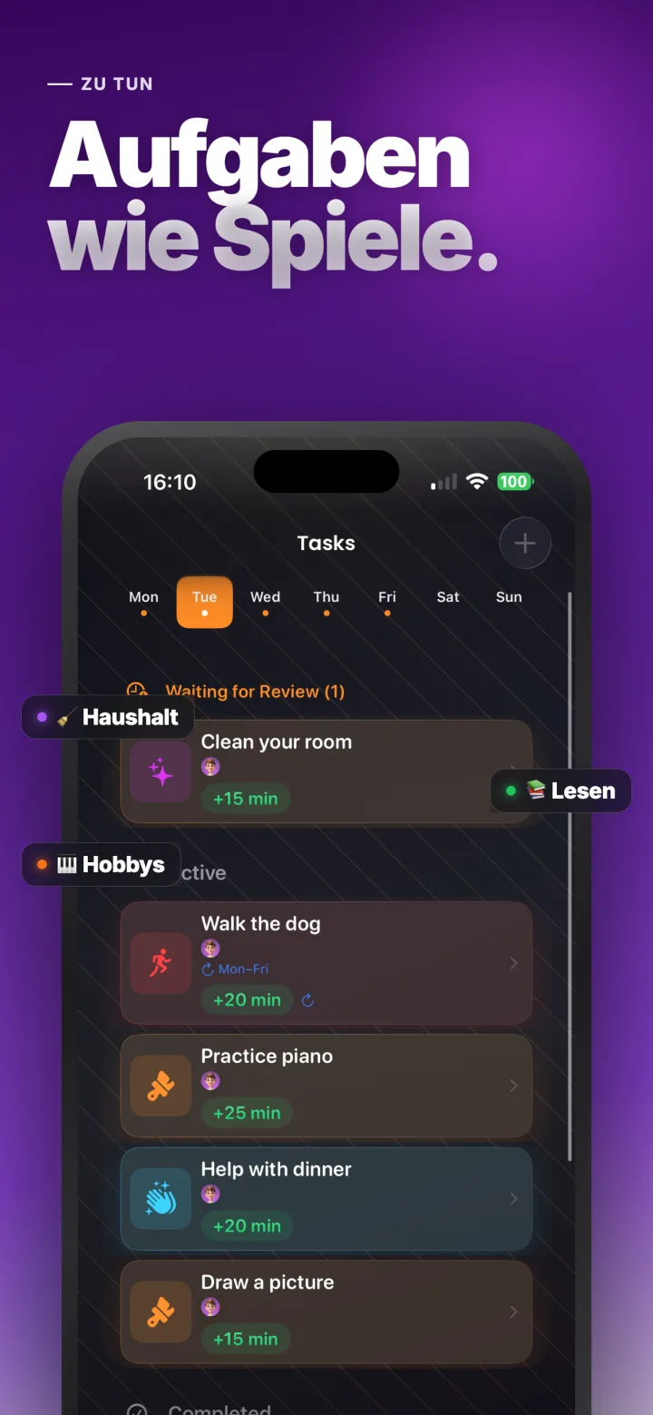 EarnTime — EarnTime in Aktion