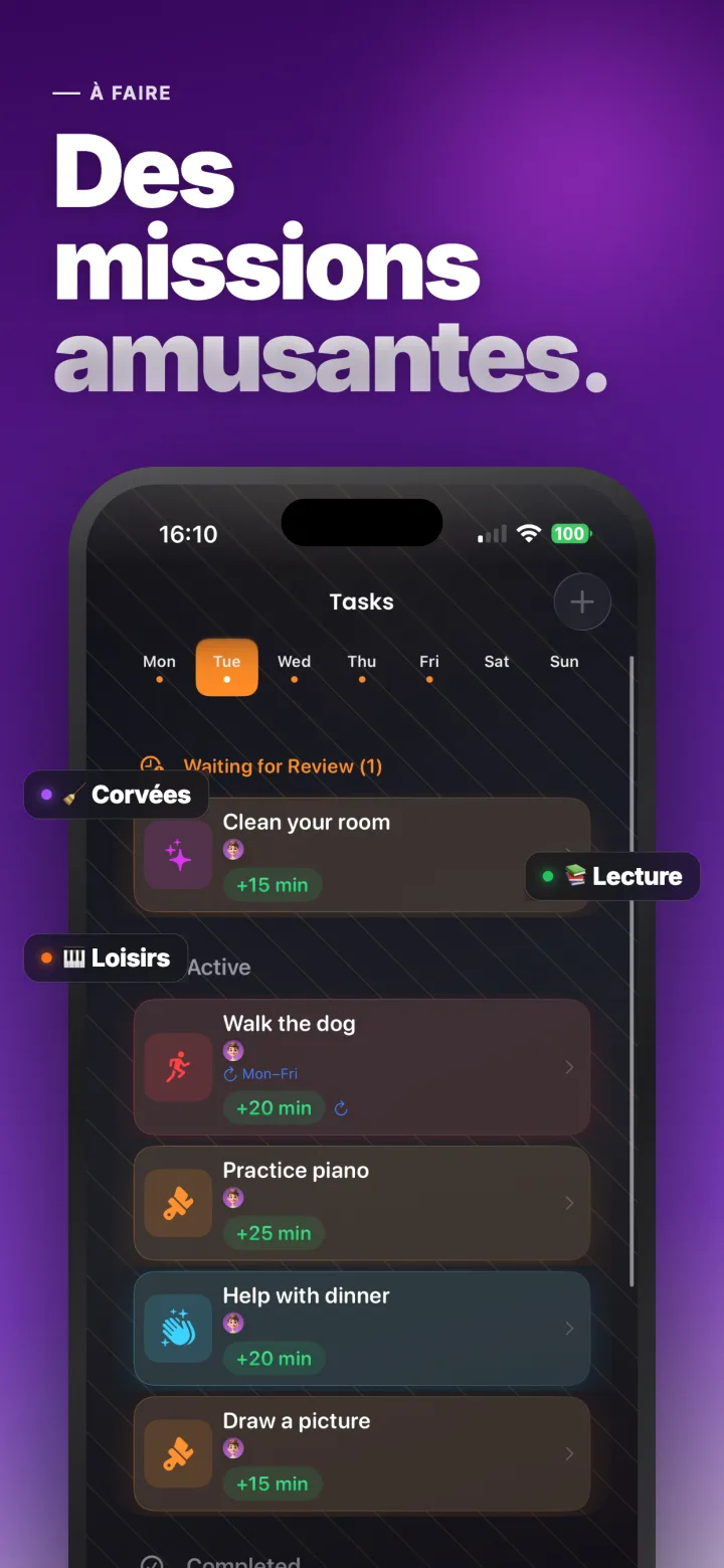 EarnTime — EarnTime en action