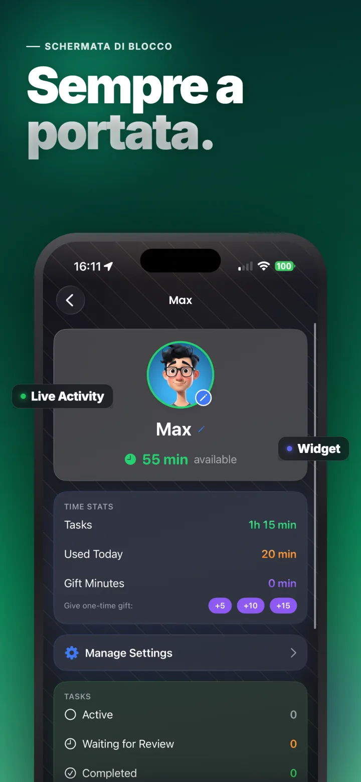 Tempo di concentrazione — solo app di studio